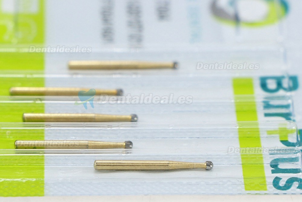 10Pcs WAVE Dental TF 7004 High Speed Drill Trimming Finishing Carbide Round Bur